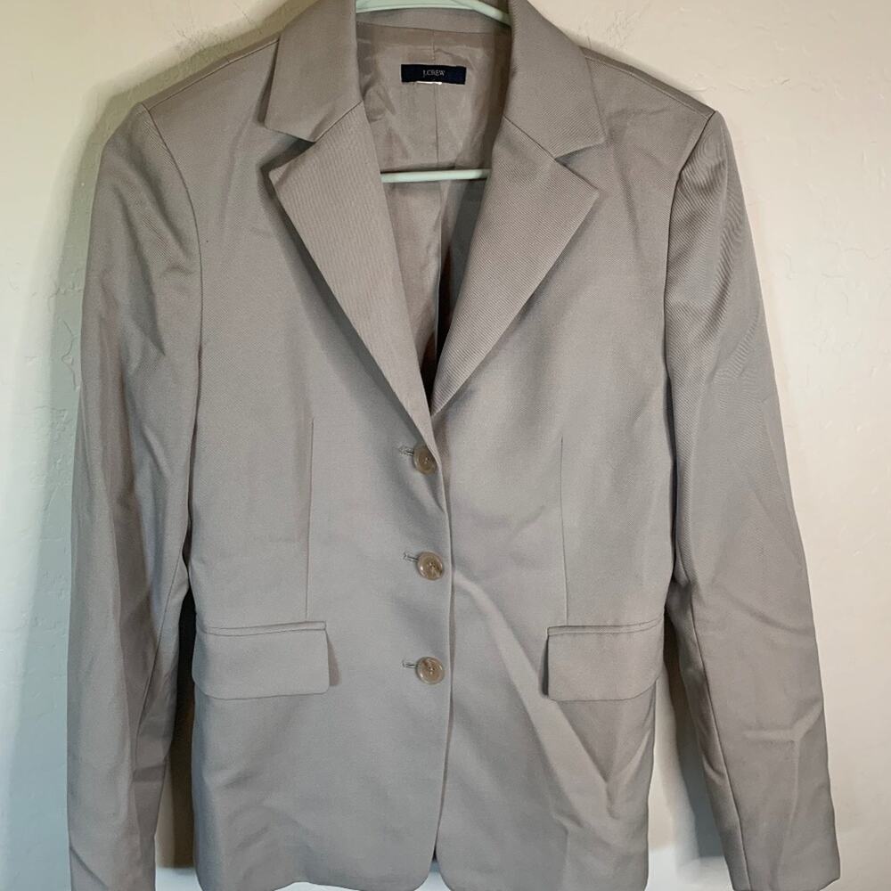 J. Crew | Women's Gray 3 Button Career Blazer Most Likely Size 2 or 4